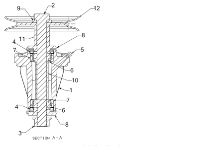 Spindle Diagram and Parts List for Z-FORCELX54KW (17AIDAUC010)(2018) Cub Cadet Lawn Tractor